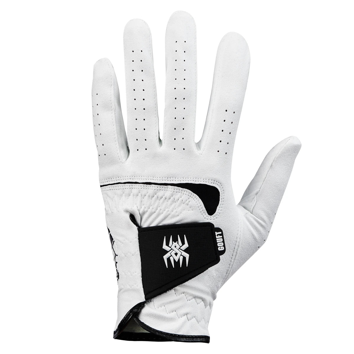 Glove illustration showing measurement from wrist to middle fingertip