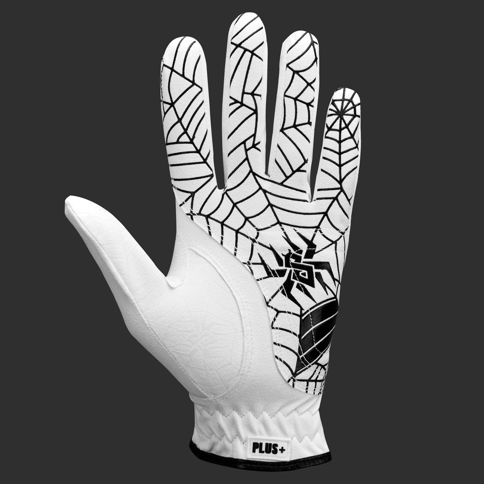 Close-up of the Spiderweb Plus+ palm pattern
